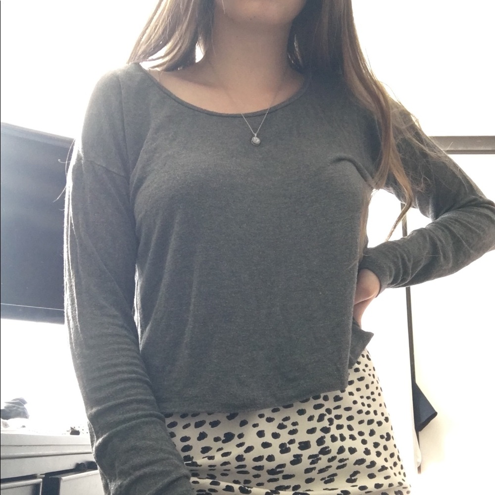 Brandy Gray Long Sleeve
